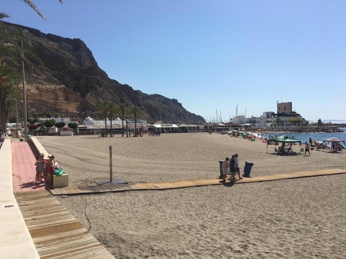 Apartamento Con Vistas Al Mar. Primera Linea De Playa. Aguadulce  Dış mekan fotoğraf